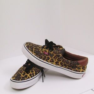 Leopard print vans